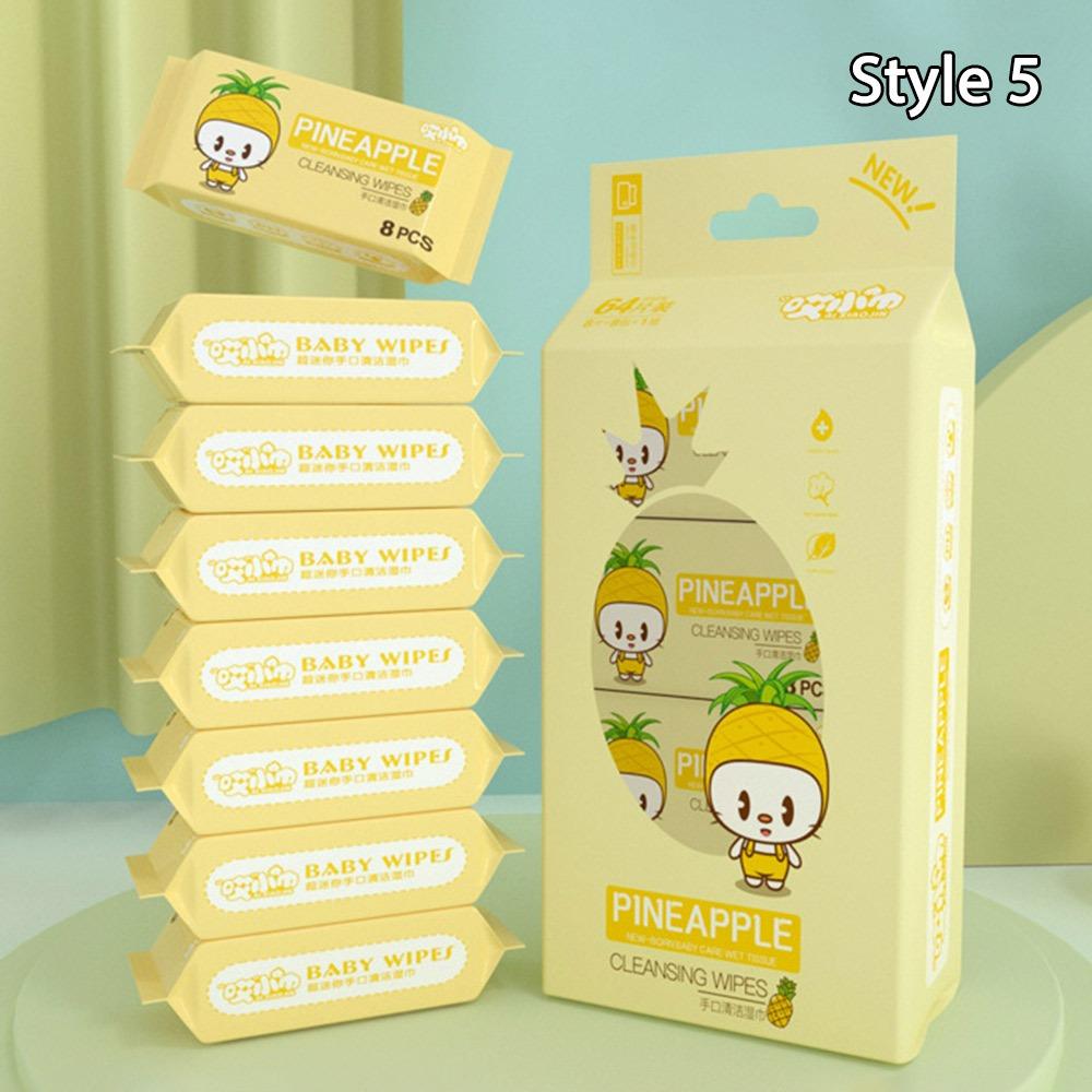 Weiche Baby-Feuchttücher Hand-Mund-Reinigung Mini tragbare Tücher süße Freshing Reinigungstücher Babys Style 5/64pcs Weiche Baby-Feuchttücher Hand-Mund-Reinigung Mini tragbare Tücher süße Freshing Reinigungstücher Babys Style 5/64pcs von Joom DACH