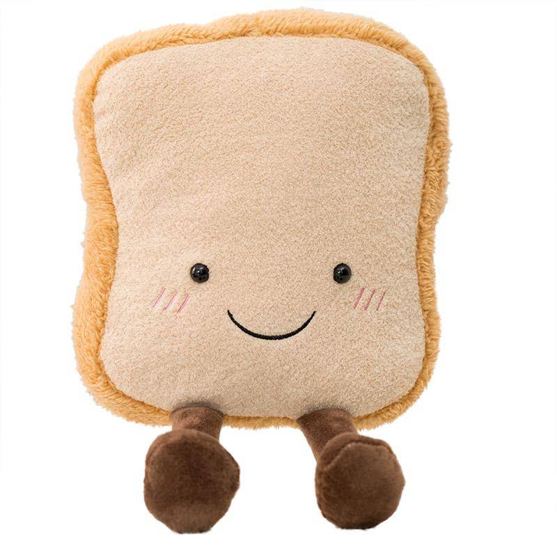 Weiche Cartoon Figur Brezel Crossant Toast Brot Puppe Plüsch Lebensmittel Spielzeug Gefüllte Baguette Pochieren Ei Dekor Puppe Für Mädchen Kind geburtstag von Joom DACH