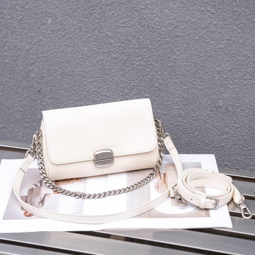 Weiche Leder Zylinder Damen Tasche Leder Damen Umhängetasche Pendlerkette Kleine Tasche Einzelne Schulter Umhänge Nische Mama Tasche 22*13*9.5CM von Joom DACH