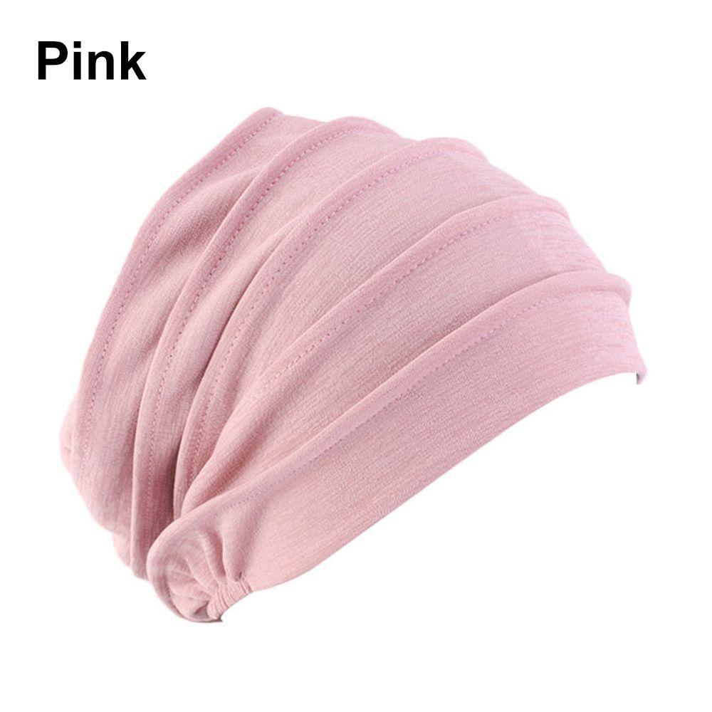 Weiche Winter Warme Haarausfall Kopftuch Mützen Kopf Wrap Chemo Hut Muslimischen Hijabs Frauen Turban Hut rosa von Joom DACH