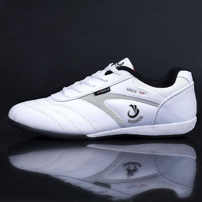 Weiches Leder Herren Freizeitschuhe Sport Ins Modetrend Herren Sneaker Gummi Gummi Herren Slipper 9.5 weiß von Joom DACH