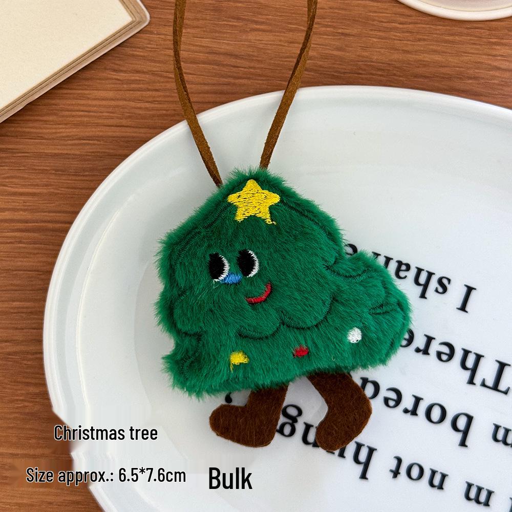 Weihnachten Cartoon Puppe Plüsch Ornament Schlüsselanhänger - Niedliches Stofftier Geschenk von Joom DACH