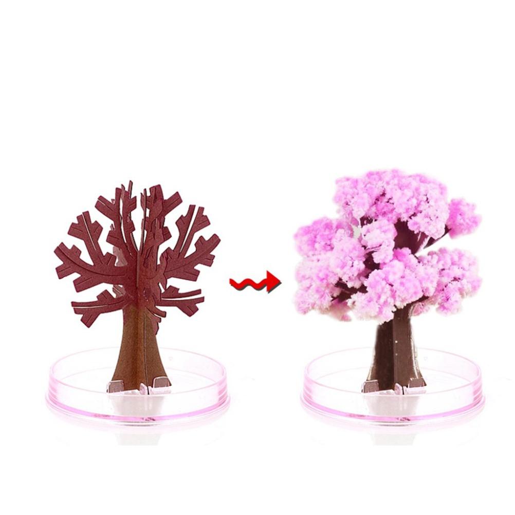 Weihnachten Papier Baum Magische Wachsenden Baum Spielzeug Weihnachten Geschenk Neue Jahr Kind Spielzeug Geschenk rosa von Joom DACH