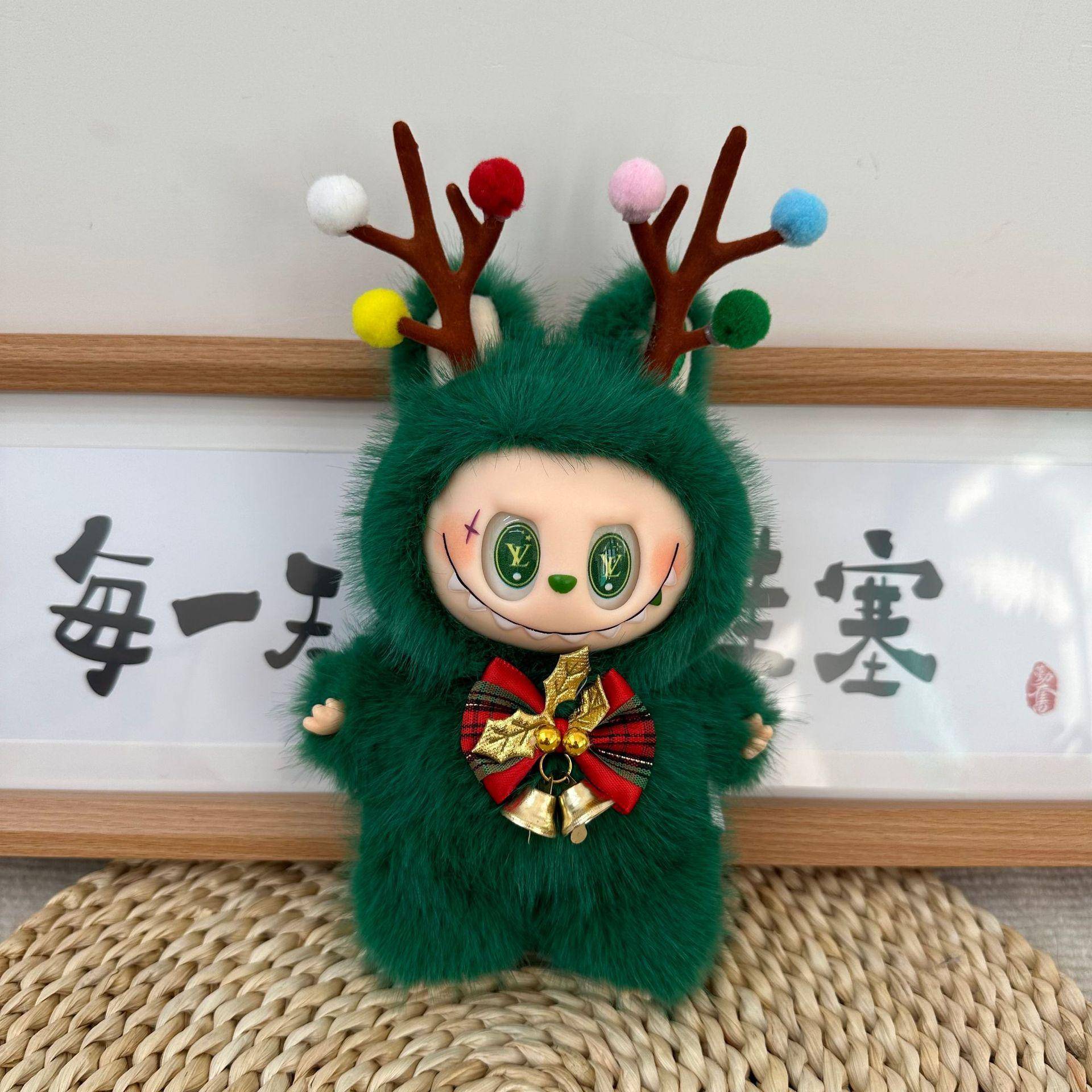 Weihnachten Plüsch Anhänger Anhänger Buch Tasche Anhänger Schlüsselanhänger Geschenk Trendige Puppe von Joom DACH