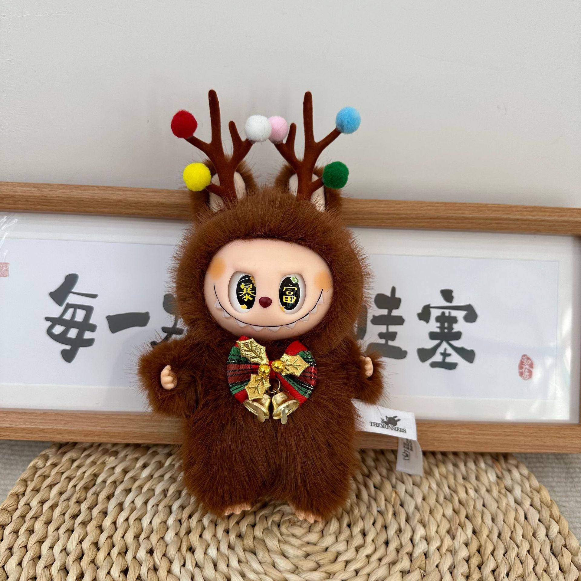 Weihnachten Plüsch Anhänger Anhänger Buch Tasche Anhänger Schlüsselanhänger Geschenk Trendige Puppe von Joom DACH