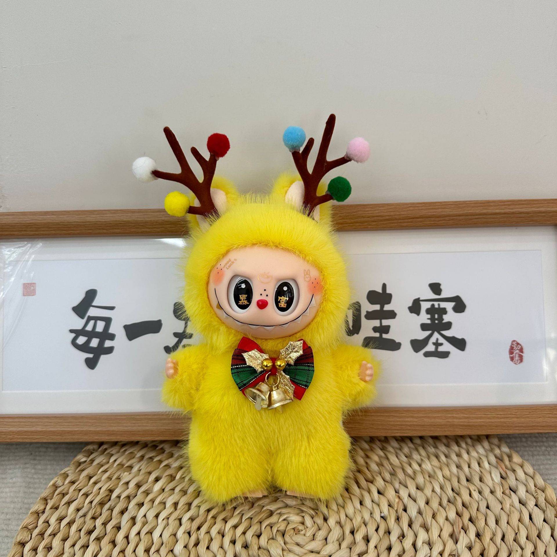 Weihnachten Plüsch Anhänger Anhänger Buch Tasche Anhänger Schlüsselanhänger Geschenk Trendige Puppe von Joom DACH