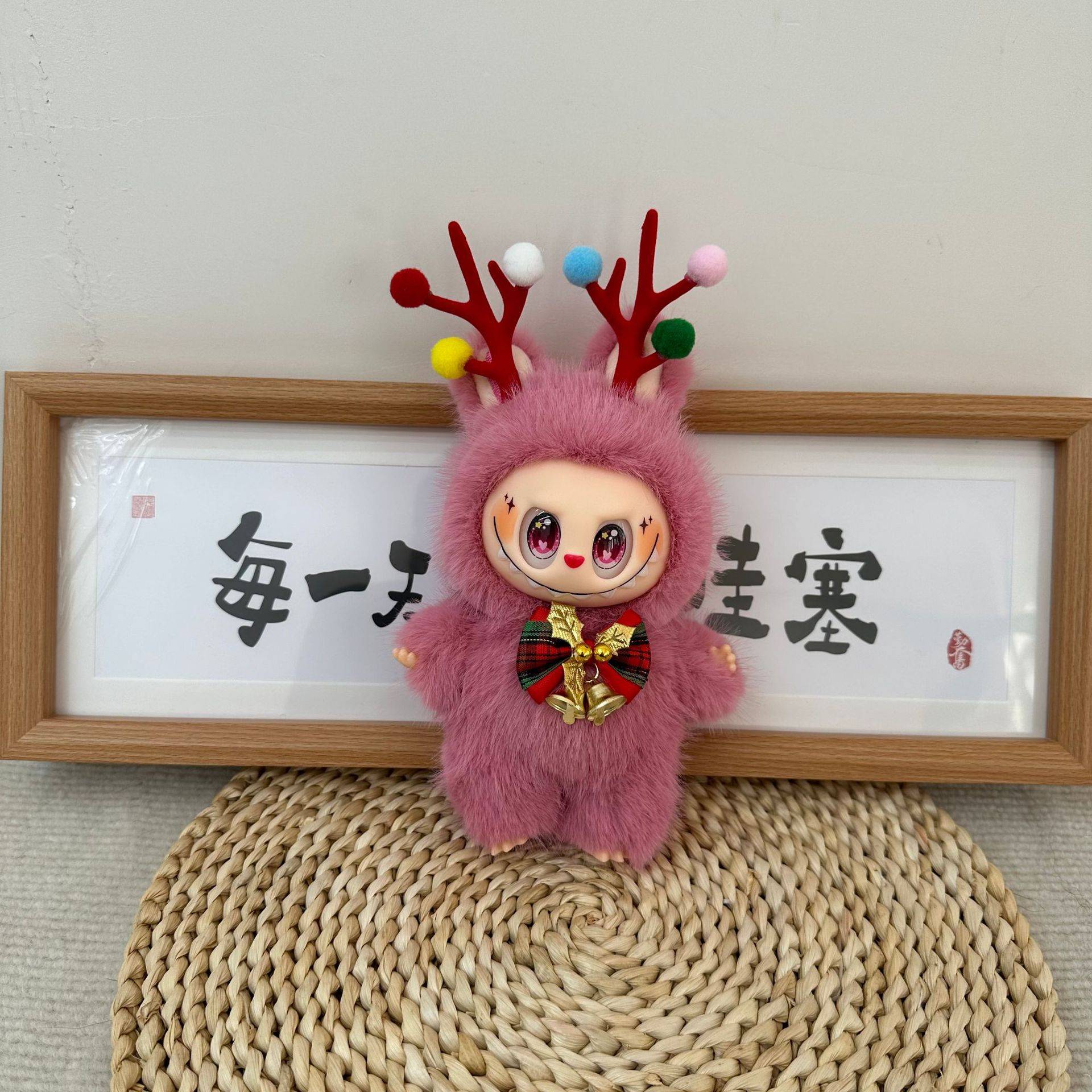 Weihnachten Plüsch Anhänger Anhänger Buch Tasche Anhänger Schlüsselanhänger Geschenk Trendige Puppe von Joom DACH