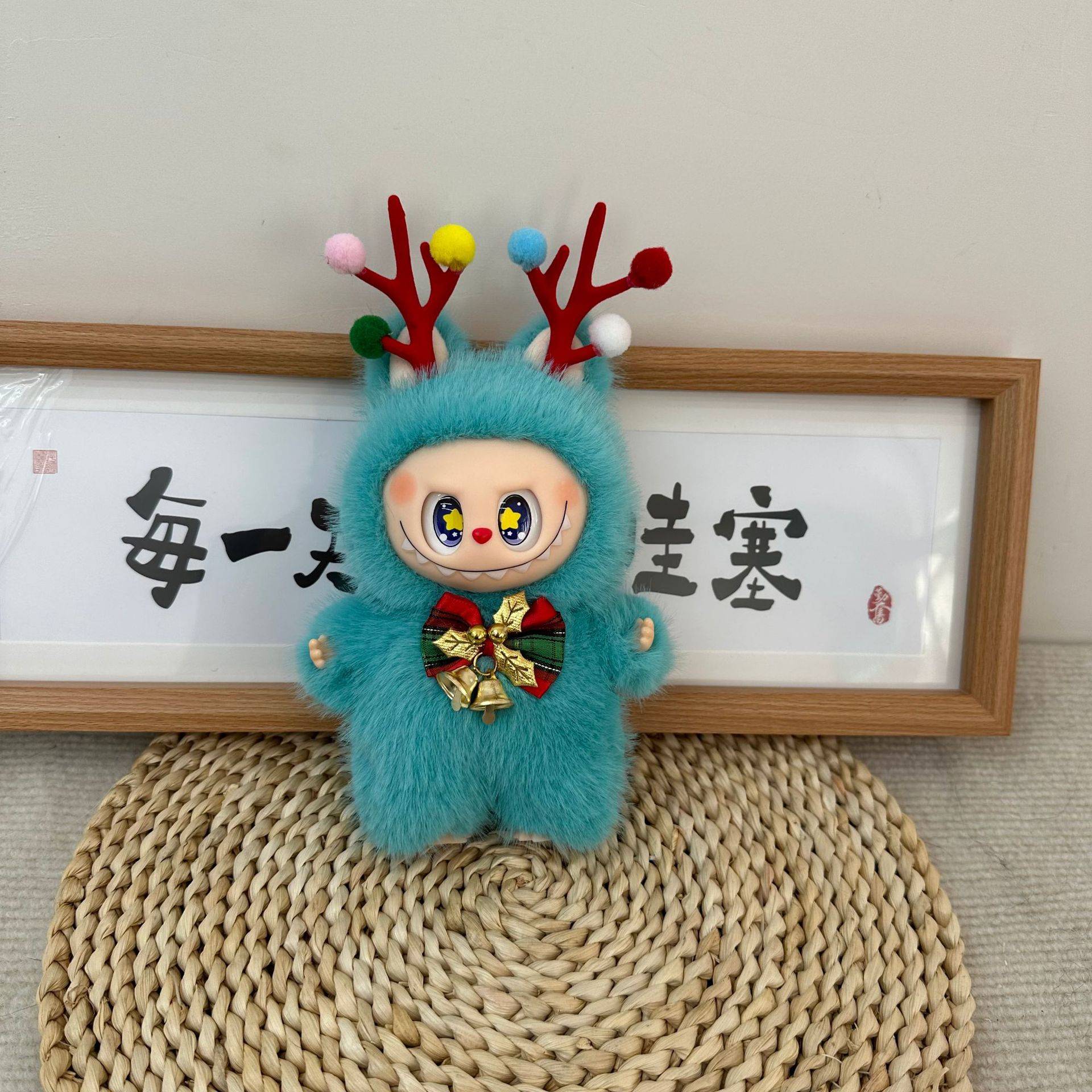 Weihnachten Plüsch Anhänger Anhänger Buch Tasche Anhänger Schlüsselanhänger Geschenk Trendige Puppe von Joom DACH