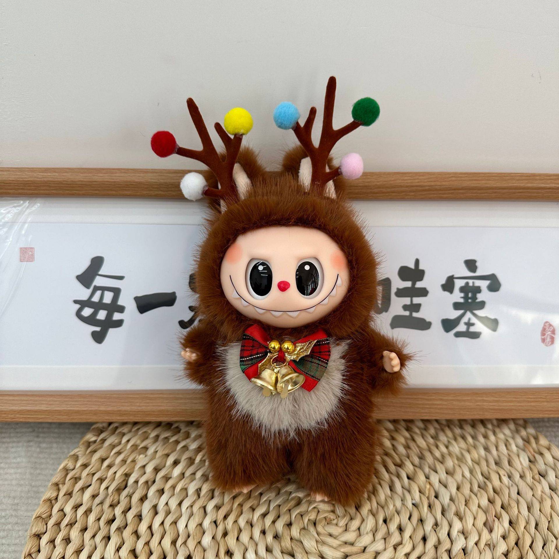 Weihnachten Plüsch Anhänger Anhänger Buch Tasche Anhänger Schlüsselanhänger Geschenk Trendige Puppe von Joom DACH