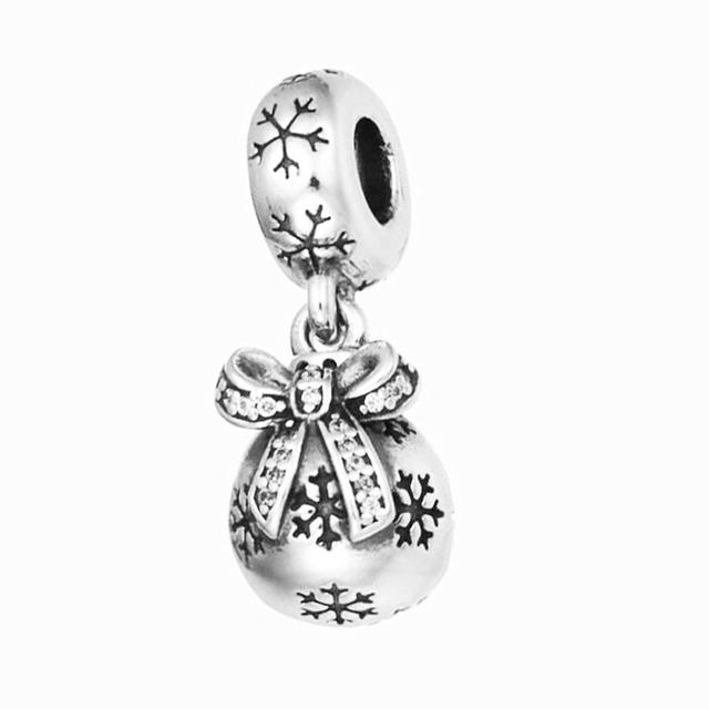 Weihnachten S925 Sterling Silber Charms Anhänger Europäischen Bead Fit Original Charms Armband Kette Mädchen Frauen Schmuck Geschenk von Joom DACH