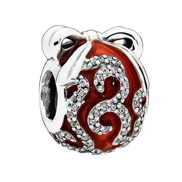Weihnachten S925 Sterling Silber Charms Anhänger Europäischen Bead Fit Original Charms Armband Kette Mädchen Frauen Schmuck Geschenk von Joom DACH