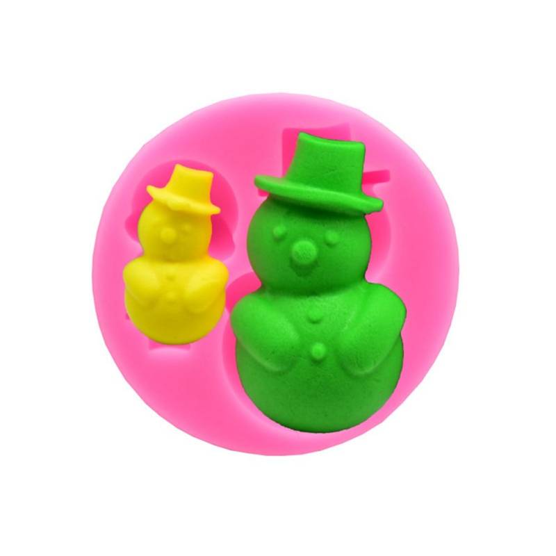 Weihnachten Silikon Backform DIY Mehrere Dekorative Kuchen Fondant Schokoladenform(#24) von Joom DACH