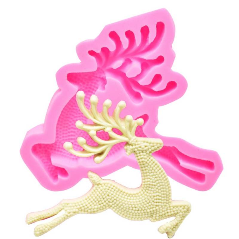 Weihnachten Silikon Backform DIY Mehrere Dekorative Kuchen Fondant Schokoladenform(#24) von Joom DACH