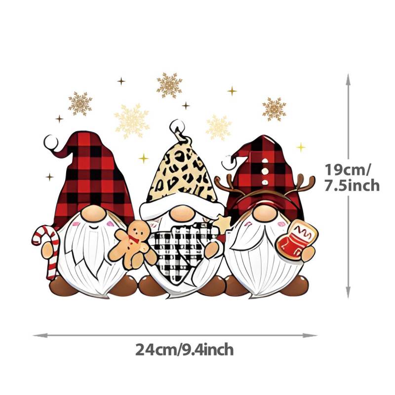 Weihnachten Thermopresse Aufkleber Aufkleber Weihnachtsmann Schneemann Kleidung Aufkleber Wärmeübertragung Diy Parches Ropa Hoodies Winter Patch von Joom DACH