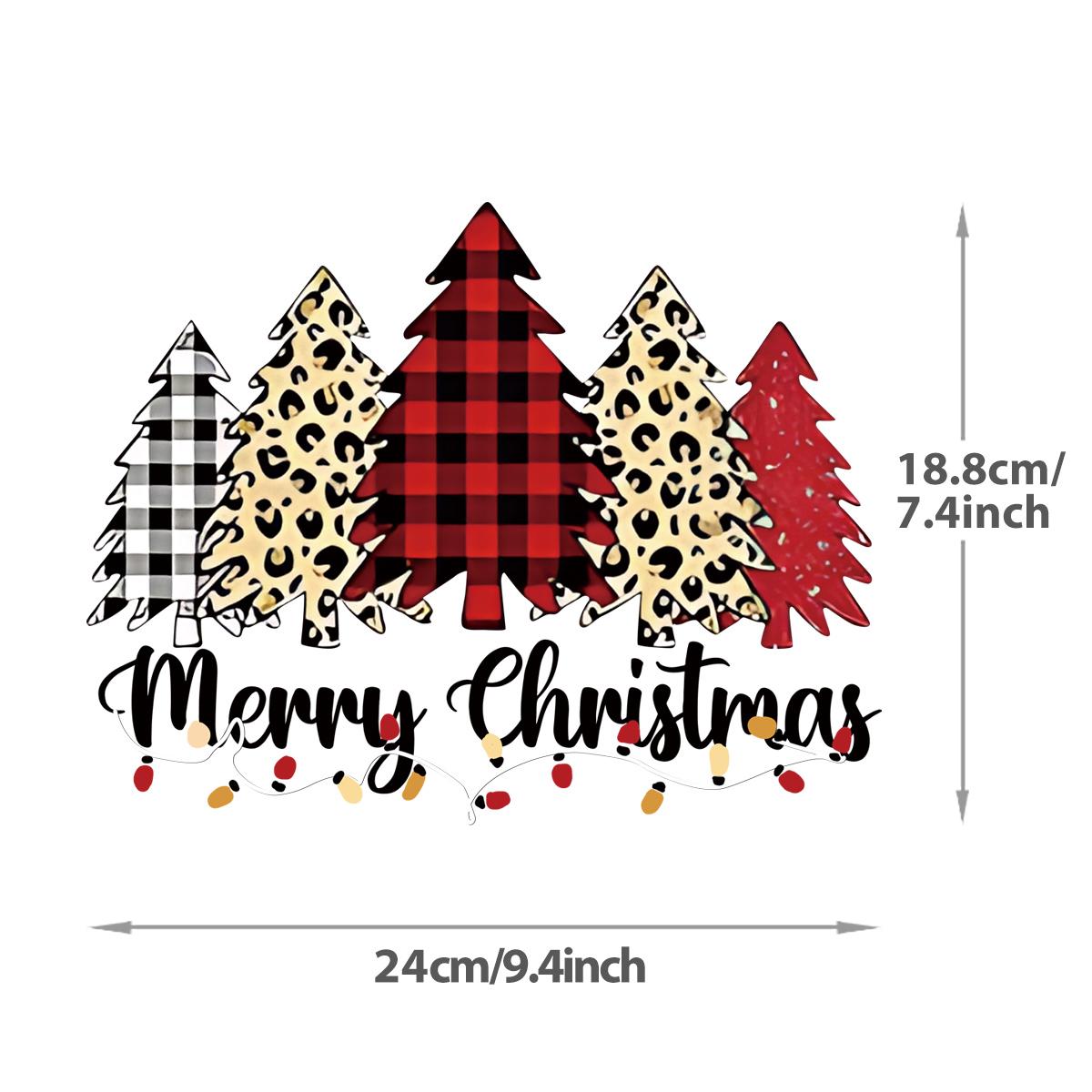 Weihnachten Thermopresse Aufkleber Aufkleber Weihnachtsmann Schneemann Kleidung Aufkleber Wärmeübertragung Diy Parches Ropa Hoodies Winter Patch von Joom DACH