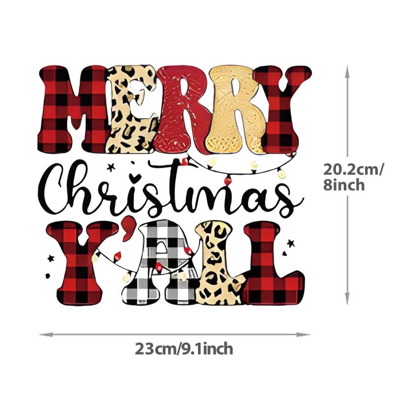 Weihnachten Thermopresse Aufkleber Aufkleber Weihnachtsmann Schneemann Kleidung Aufkleber Wärmeübertragung Diy Parches Ropa Hoodies Winter Patch von Joom DACH