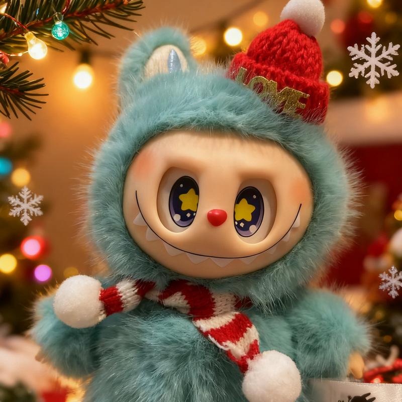 Weihnachten Wechsel Baby Augenaufkleber Vinyl DIY Plüschtier Reich werden Lbubu Wechsel Babytasche Anhänger Puppe von Joom DACH