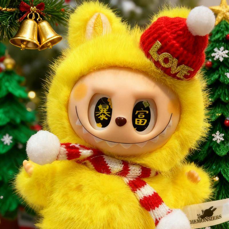 Weihnachten Wechsel Baby Augenaufkleber Vinyl DIY Plüschtier Reich werden Lbubu Wechsel Babytasche Anhänger Puppe von Joom DACH