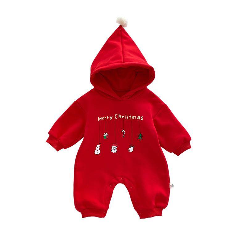 Weihnachts-Baby-Overall, Fleece-Futter, Neugeborener Strampler, Jungen- und Mädchen-Kleidung, mit Kapuze, Kleinkind-Outfit, Kinder-Onsie für Neujahr 90 rot Weihnachts-Baby-Overall, Fleece-Futter, Neugeborener Strampler, Jungen- und Mädchen-Kleidung, mit Kapuze, Kleinkind-Outfit, Kinder-Onsie für Neujahr 90 rot von Joom DACH