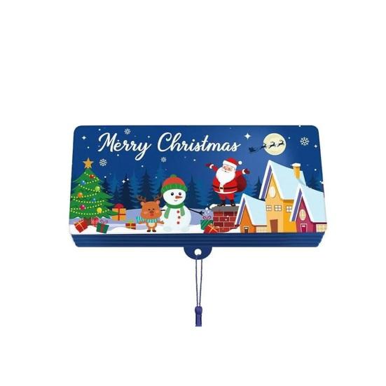 Weihnachts-Bargeld-Geschenkumschlag Geld-Geschenkkartenhalter für Bargeld-Überraschung DIY Feiertags-Geldumschlag mit 10 Fächern für Männer Frauen von Joom DACH