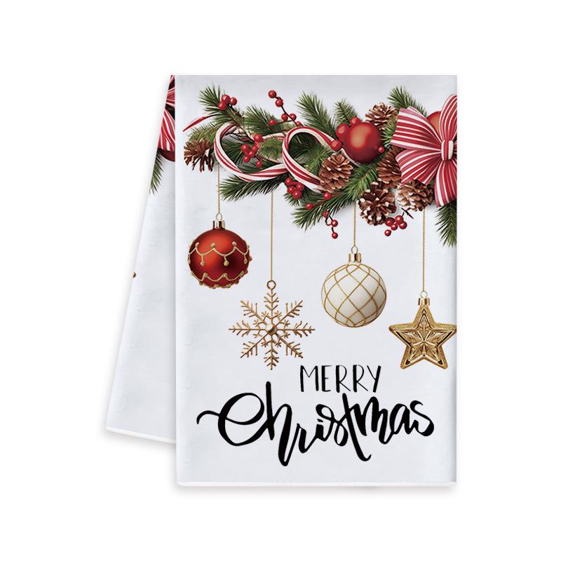 Weihnachts-Cartoon-Druck Geschirrtuch & Handtuch 40x60 cm von Joom DACH