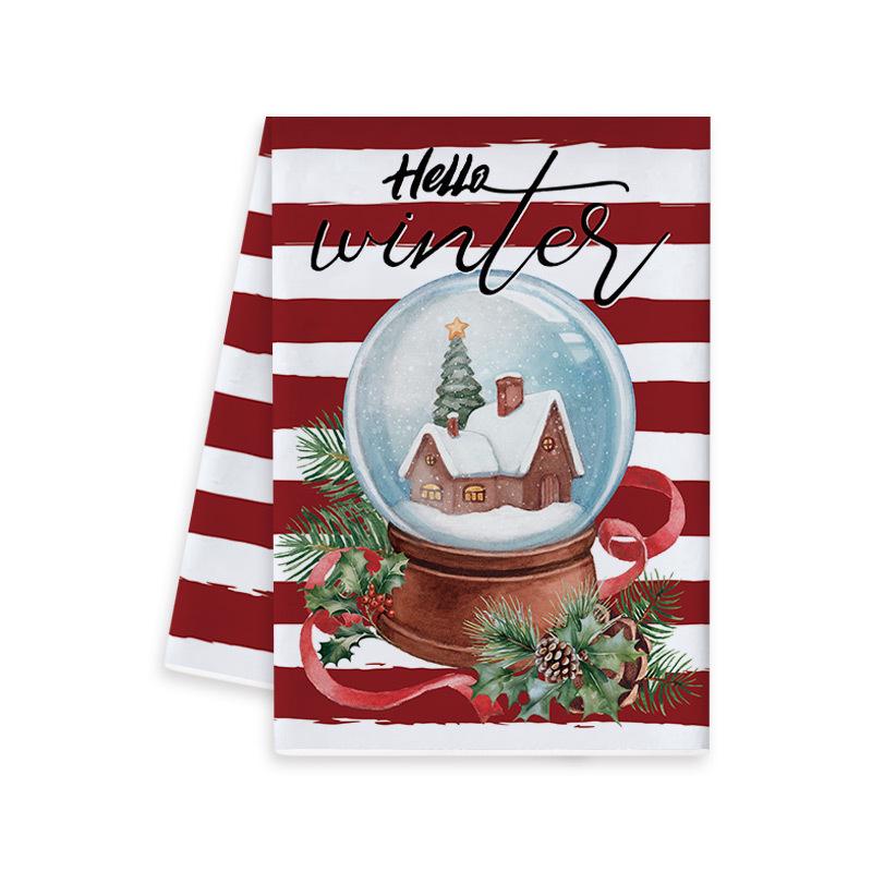 Weihnachts-Cartoon-Druck Geschirrtuch & Handtuch 40x60 cm von Joom DACH