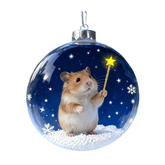 Weihnachts-Frosch-Ornament 2D Flacher Acryl-Anhänger Wildtier Baumschmuck Festliche Raumdekoration Bedeutungsvolle Geschenke für Kinder D von Joom DACH