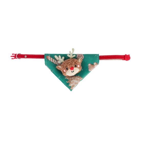 Weihnachts-Katzen-Bandana Haustier-Dreieckstuch Lustiges Lätzchen mit Plüsch-Weihnachtsmann Rentier Weihnachtsbaum Bandana Halsband für Hunde Katzen Feiertags-Verkleidung Christmas Tree von Joom DACH