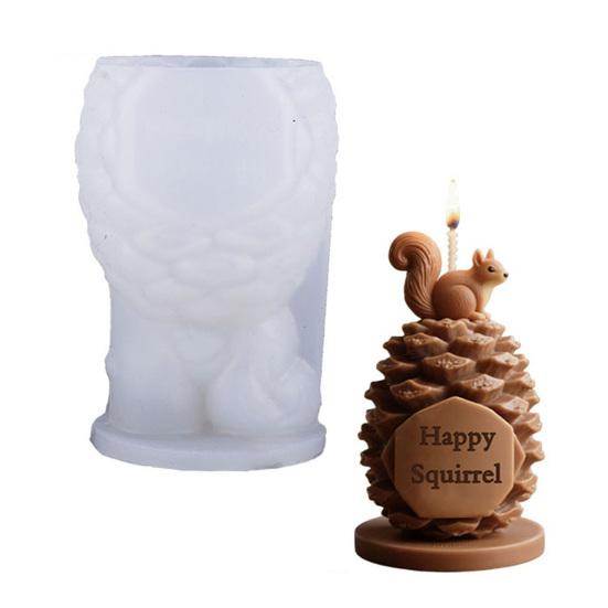 Weihnachts-Kerzenform 3D Geprägter Weihnachtsmann Baum Schneemann Zylinder Silikonform für Resin Kerze Seife Basteln Kuchen Schokolade Herstellen K von Joom DACH