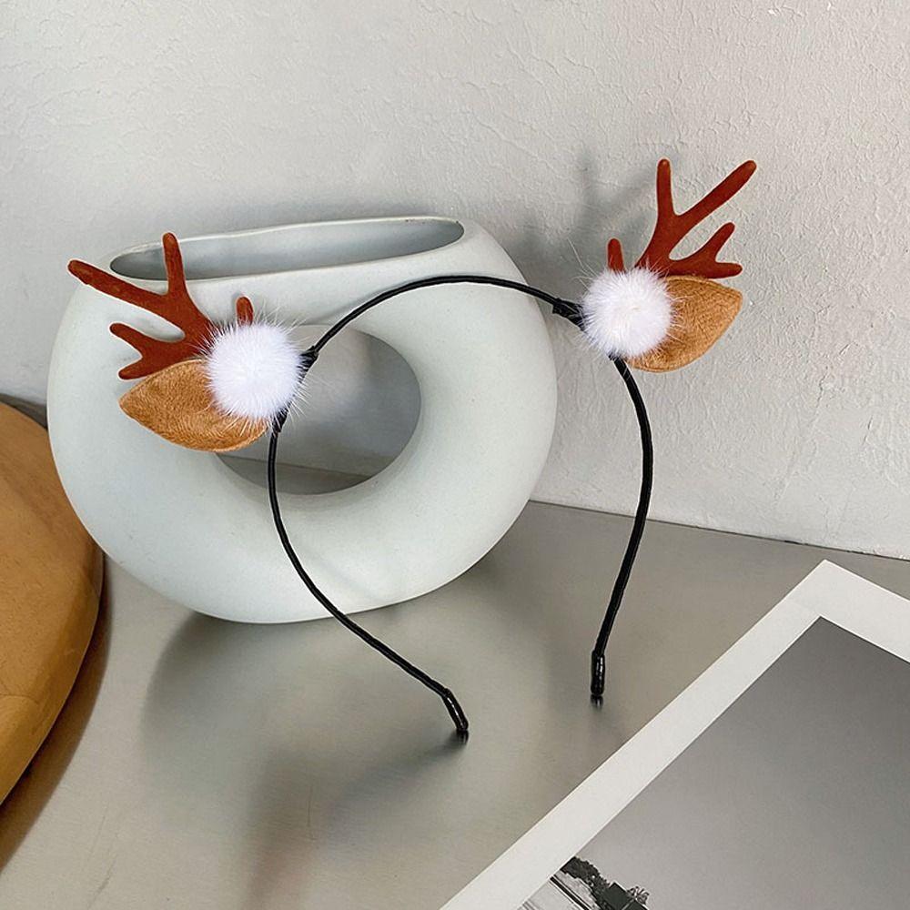 Weihnachts Kopfschmuck Kinder Frohe Weihnachten Deko Geweih Stirnband Haaraccessoires Weihnachten Haarreif G1 von Joom DACH