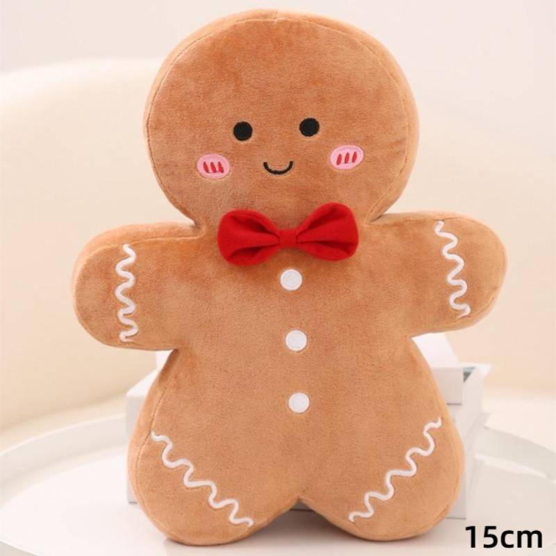 Weihnachts Lebkuchenmann Kissen & Baum Kissen - Feiertagsdekoration Geschenk für Jungen & Mädchen von Joom DACH