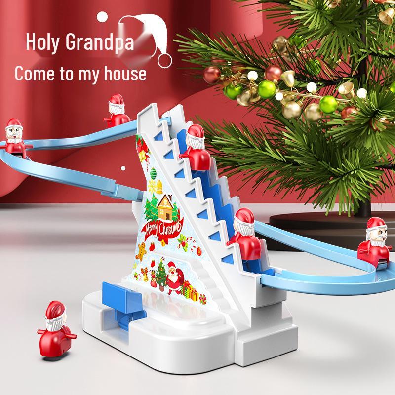 Weihnachts-Schiebebahnspielzeug zur Früherziehung - Elektrisches Lernspielzeug für Kinder Standard von Joom DACH