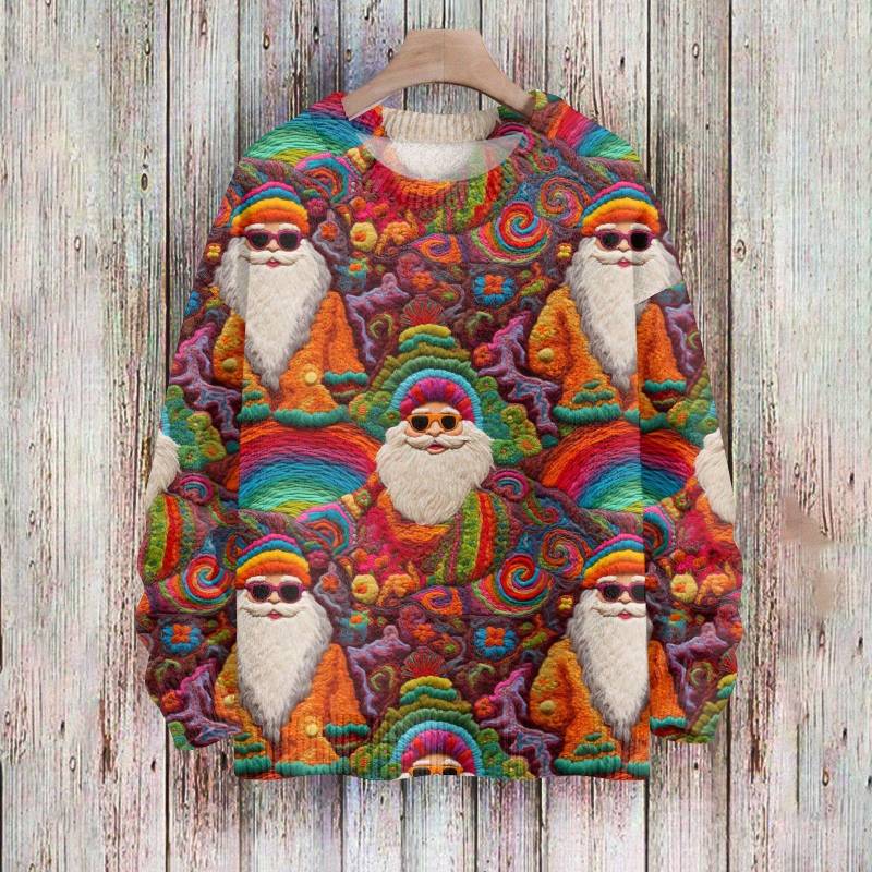 Weihnachts-Sweatshirts für Damen, Strickpullover, süßes Hemd, Herbst, Rundhalsausschnitt, Pullover, Tops M dunkelviolette von Joom DACH