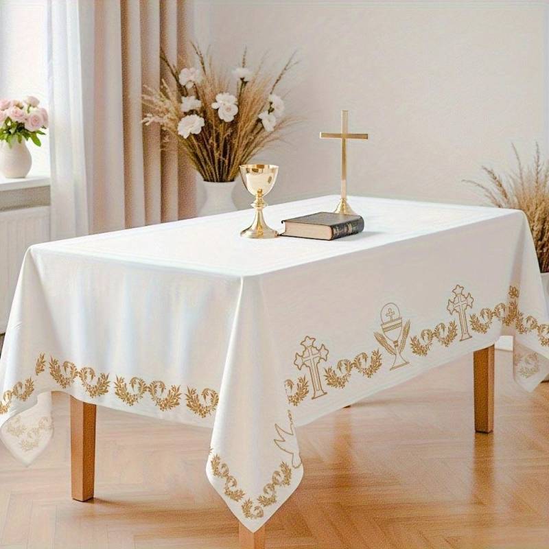 Weihnachts-Tischdecke Digitaldruck Schneemann Rentier Weihnachtsbaum Esszimmerwäsche Festivaldeko Tischdecke Partyzubehör 40 * 60cm von Joom DACH