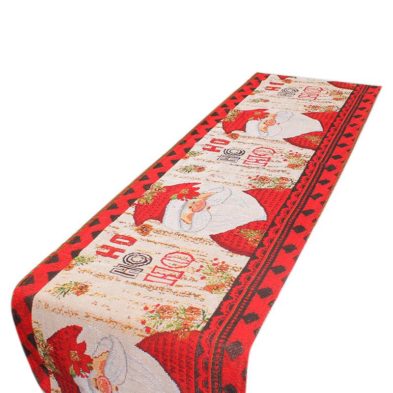 Weihnachts-Tischläufer Flaggen-Druck Abnutzungsresistent Schmutzabweisend Weihnachten Weihnachts-Tischflagge für Weihnachten von Joom DACH