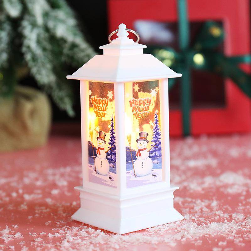 Weihnachts-Windlichter Kerzenhalter Lichter Nachtlichter Alter Mann Schneemann DekorationenNachtlichter Tischschmuck New small-sized snowman von Joom DACH
