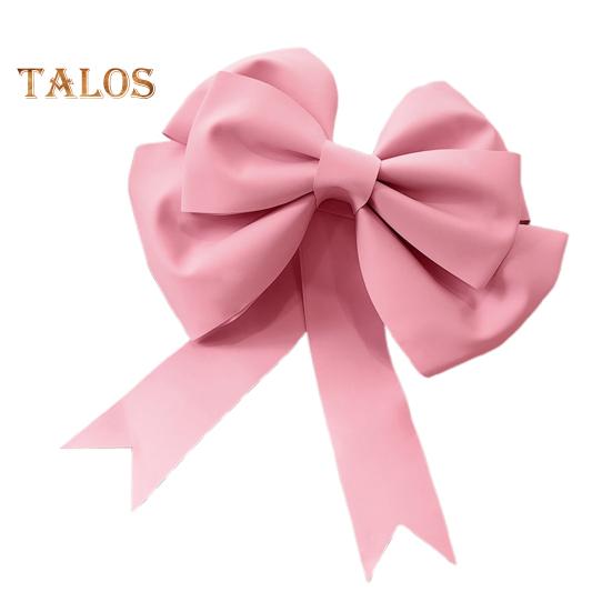 Weihnachtsdekoration mit großer Schleife, Hochzeit, großes Bogen-Ornament für Weihnachtsbaum, Kranz, Veranda, Fenster, Tür-Dekor 30cm rosa von Joom DACH