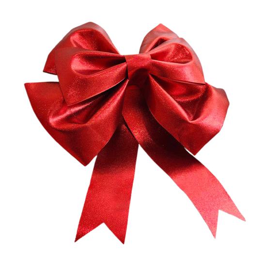 Weihnachtsdekoration mit großer Schleife, Hochzeit, großes Bogen-Ornament für Weihnachtsbaum, Kranz, Veranda, Fenster, Tür-Dekor 30cm von Joom DACH