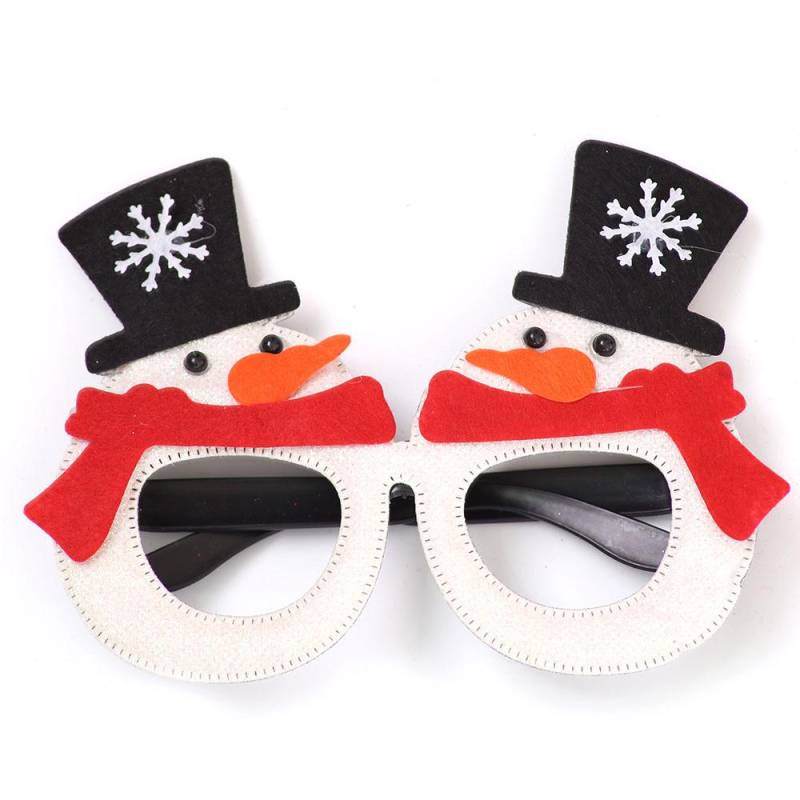 Weihnachtsgeschenk Erwachsene Kinderspielzeug Weihnachtsmann Schneemann Brille Weihnachtsdekoration Brille Christmas Snowman von Joom DACH