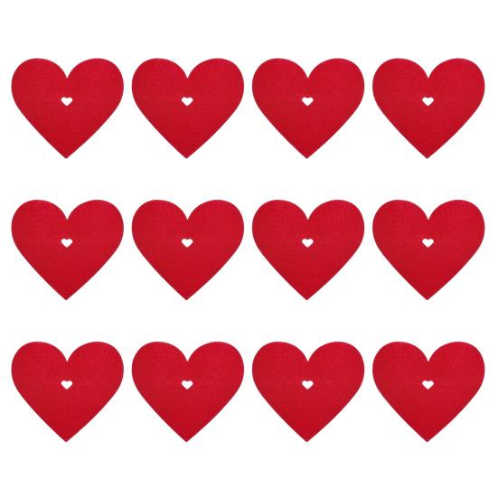 Weihnachtsgeschirrhalter Bestecktasche Weihnachtsbaum Bestecktaschen Abendessen Messer Gabel 12pcs rot von Joom DACH