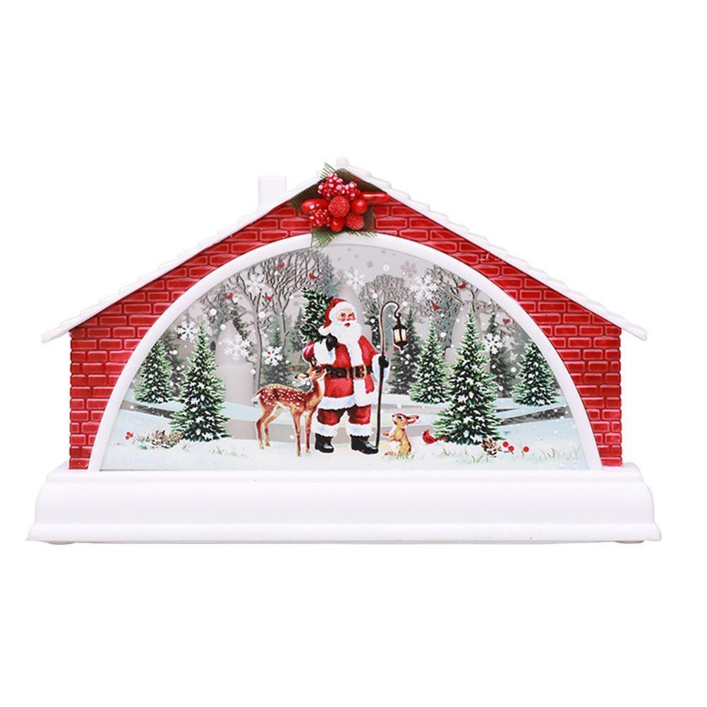 Weihnachtshaus Krippe Schneehaus Dekoration Nachtlicht Wohnmöbel Requisiten Weihnachtsdorf von Joom DACH