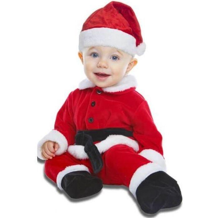 Weihnachtsmannkostüm für Baby - Disfrazzes - Overall, Gürtel und Mütze - Rot - Innen von Joom DACH