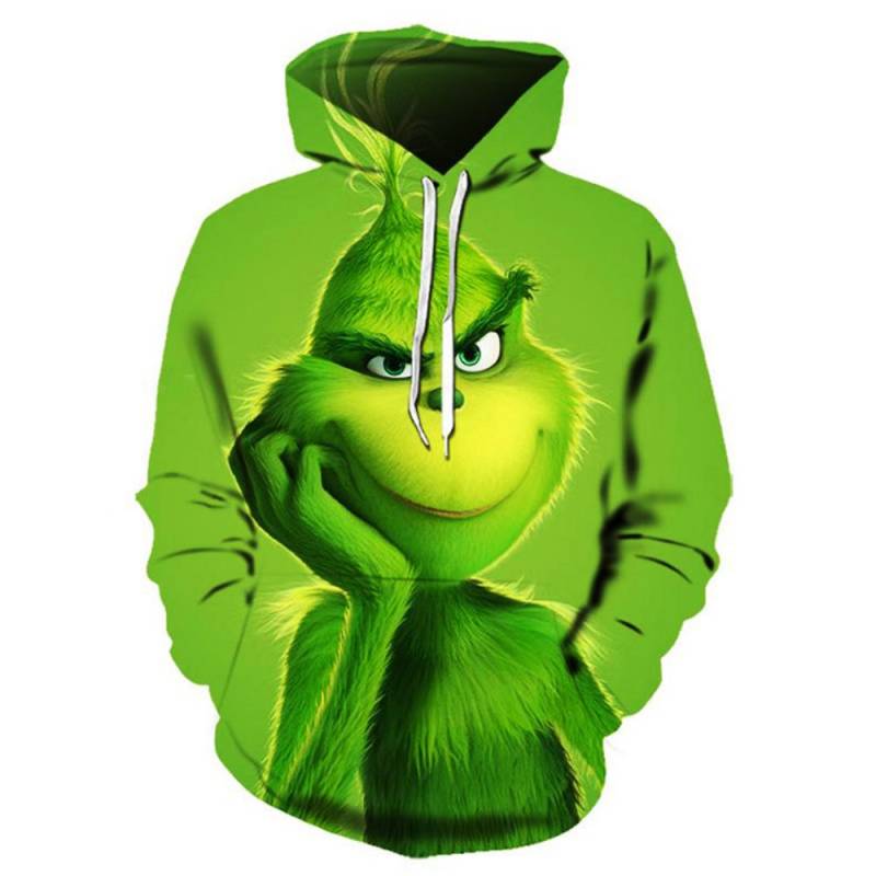 Weihnachtsthema Niedliche Cartoonfigur Hoodies Für Damen Herbst Winter Täglich Lässig Langarm Kapuzenoberteile Harajuku Y2K Pullover M von Joom DACH