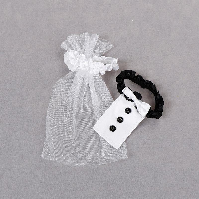 Weinglas-Becherabdeckung, Braut-Bräutigam-Kostüm-Glas, DIY Braut zu sein, Brautparty, Junggesellenabschied, Party-Dekoration 1Set von Joom DACH