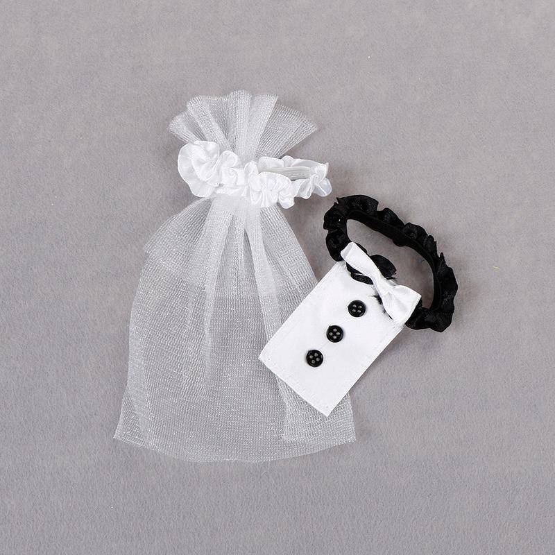 Weinglas-Becherabdeckung, Braut-Bräutigam-Kostüm-Glas, DIY Braut zu sein, Brautparty, Junggesellenabschied, Party-Dekoration 1Set von Joom DACH