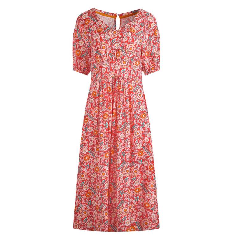 Weird Fish Damen/Damen Dilsha Bedrucktes Midi-Kleid 14 UK von Joom DACH