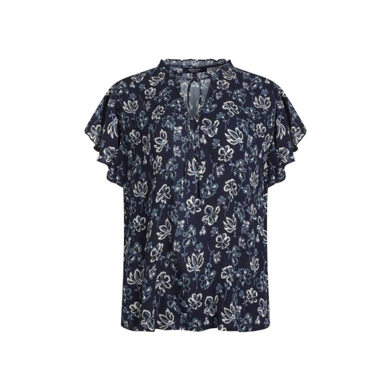 Weird Fish Damen/Damen Lucetta Lenzing Ecovero Bluse 8 UK irisfarbe/schwarz von Joom DACH