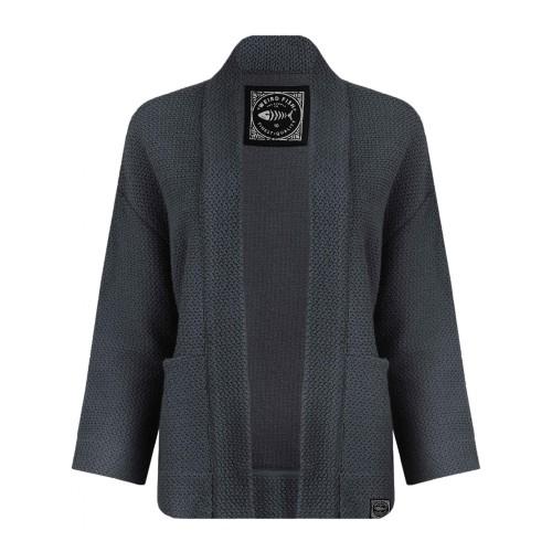 Weird Fish Damen/Damen Santosh Macaroni Cropped Cardigan 18 UK dunkelblau von Joom DACH