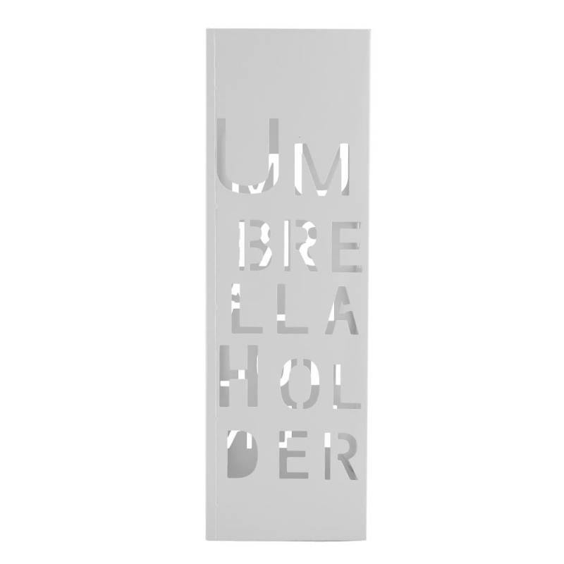 Weiß Eisen ausgehöhlt Regenschirm Lagerung Korb Ständer Halter Rack von Joom DACH