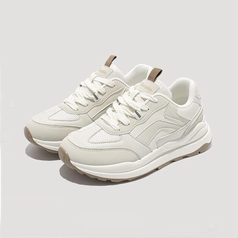 Weiße Plateau-Papa-Schuhe für Damen im Frühjahr und Herbst, neue All-Match-Trainingsschuhe Cortez für den Freizeitlauf 40 von Joom DACH